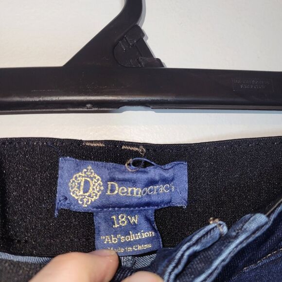 Democracy Ab Technology Skinny Distressed Jeans 18W - Picture 2 of 9